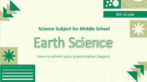 Asignatura de Ciencias para Escuela Secundaria - 6to Grado: Ciencias de la Tierra