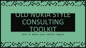 기존 Nukia 스타일 컨설팅 툴킷