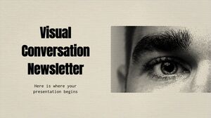 Visueller Konversations-Newsletter