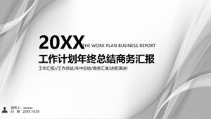 Podsumowanie biznesowe zakończenia roku planu pracy 20XX