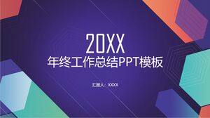 Modèle PPT de résumé des travaux de fin d'année 20XX