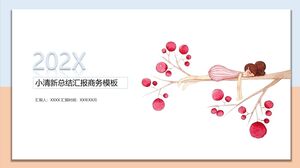 Geschäftsvorlage für zusammenfassenden Bericht von Xiao Qingxin