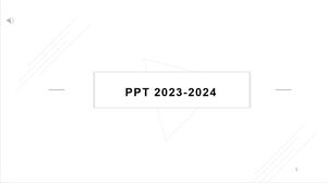 Minimalist PPT Template - Black and White