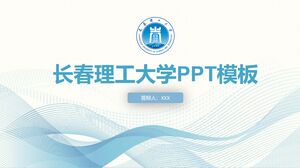 Modelo PPT da Universidade de Tecnologia de Changchun