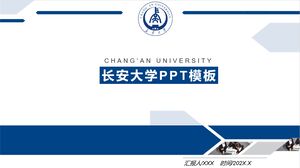 Chang'an Üniversitesi PPT Şablonu