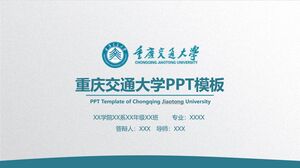 Plantilla PPT de la Universidad Chongqing Jiaotong