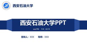 Universitas Perminyakan Xi'an PPT