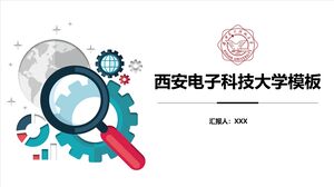 Vorlage für die Xi'an-Universität für elektronische Wissenschaft und Technologie