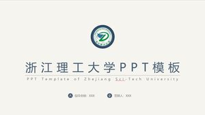 Templat PPT Universitas Teknologi Zhejiang