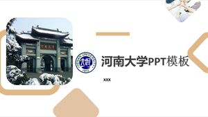 Szablon PPT Uniwersytetu Henan
