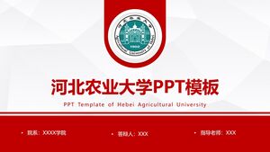 Hebei Tarım Üniversitesi PPT Şablonu