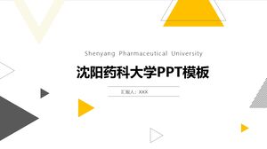 Shenyang Pharmaceutical University PPT Template