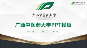Modèle PPT de l'Université de médecine traditionnelle chinoise du Guangxi