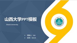 Plantilla PPT de la Universidad de Shanxi