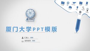 Plantilla PPT de la Universidad de Xiamen
