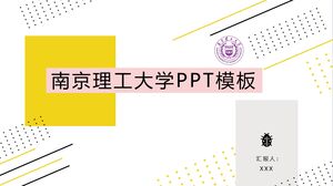 Modelo PPT da Universidade de Tecnologia de Nanjing