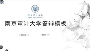 Modello di difesa dell'Università di audit di Nanchino