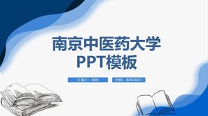 PPT template for Nanjing University of Traditional Chinese Medicine