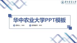 Plantilla PPT de la Universidad Agrícola de Huazhong