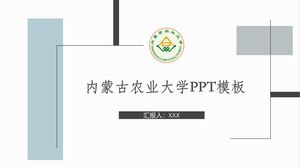 Modello PPT dell'Università Agraria della Mongolia Interna