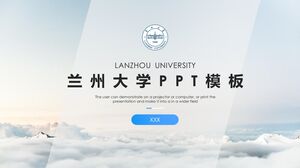 Modello PPT dell'Università di Lanzhou