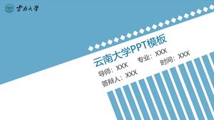Modelo PPT da Universidade de Yunnan