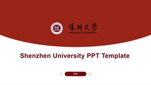 Modello PPT dell'Università di Shenzhen