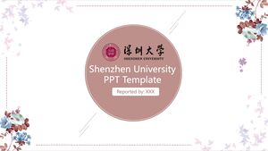 Modello PPT dell'Università di Shenzhen