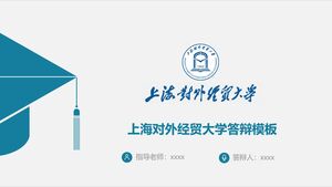 Şangay Uluslararası İşletme ve Ekonomi Üniversitesi Savunma Şablonu