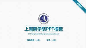 PPT-Vorlage der Shanghai Business School