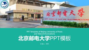 Plantilla PPT de la Universidad de Correos y Telecomunicaciones de Beijing