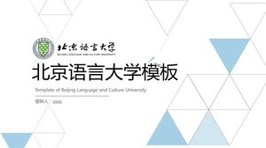 Pekin Dil ve Kültür Üniversitesi Şablonu