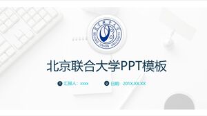 Modello PPT dell'Università dell'Unione di Pechino