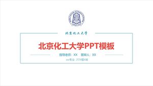 Plantilla PPT de la Universidad de Tecnología Química de Beijing