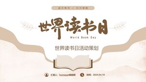 World Book Dayイベント計画用PPTテンプレート