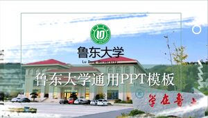 Modelo PPT universal da Universidade de Ludong