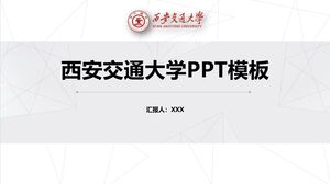 Xi'an Jiaotong Üniversitesi PPT Şablonu