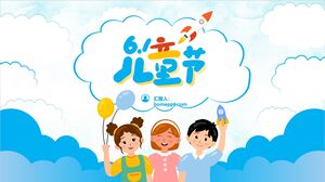 6.1 Children's Day PPT Template