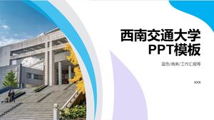 Modelo PPT da Universidade Southwest Jiaotong