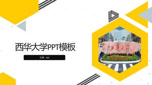 Modelo PPT da Universidade Xihua
