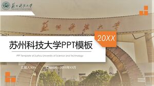Suzhou Bilim ve Teknoloji Üniversitesi PPT Şablonu