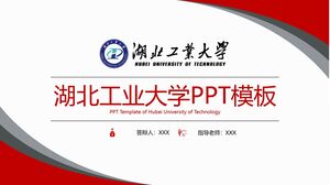 Modelo PPT da Universidade de Tecnologia de Hubei