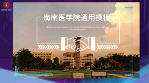 Plantilla general de la Facultad de Medicina de Hainan