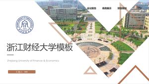 Vorlage für die Zhejiang-Universität für Finanzen und Wirtschaft