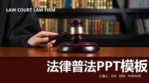 PPT-Vorlage für die Rechtspopularisierung