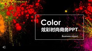 Șablon colorat de modă creativă PPT business business
