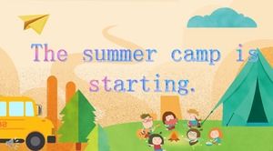 Kleines frisches Sommercamp ppt