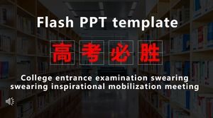 Colegiu șablon PPT animație efect flash flash de animație