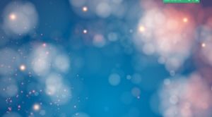 Imagem de fundo azul rosa elegante sonhadora auréola PPT