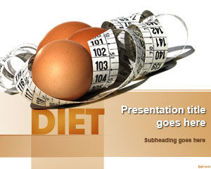飲食和營養的PowerPoint模板